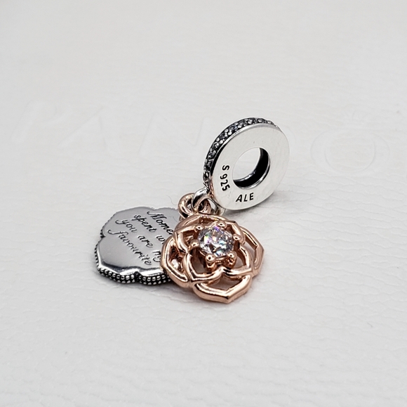 ⚘️Authentic Pandora ROSE DANGLE CHARM🎁 - Picture 2 of 7